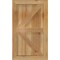Ekena Millwork Framed Board-n-Batten Shutters w/Z-Bar, Rough Sawn Western Red Cedar, 16 1/8W x 27H, PR RBF06Z16X027RWR - alternate 2